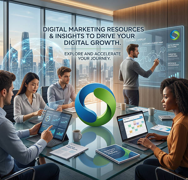 AI Created Professional Office Setting with Web Cola Media Branding Resources & Insights to Drive Your Digital Growth